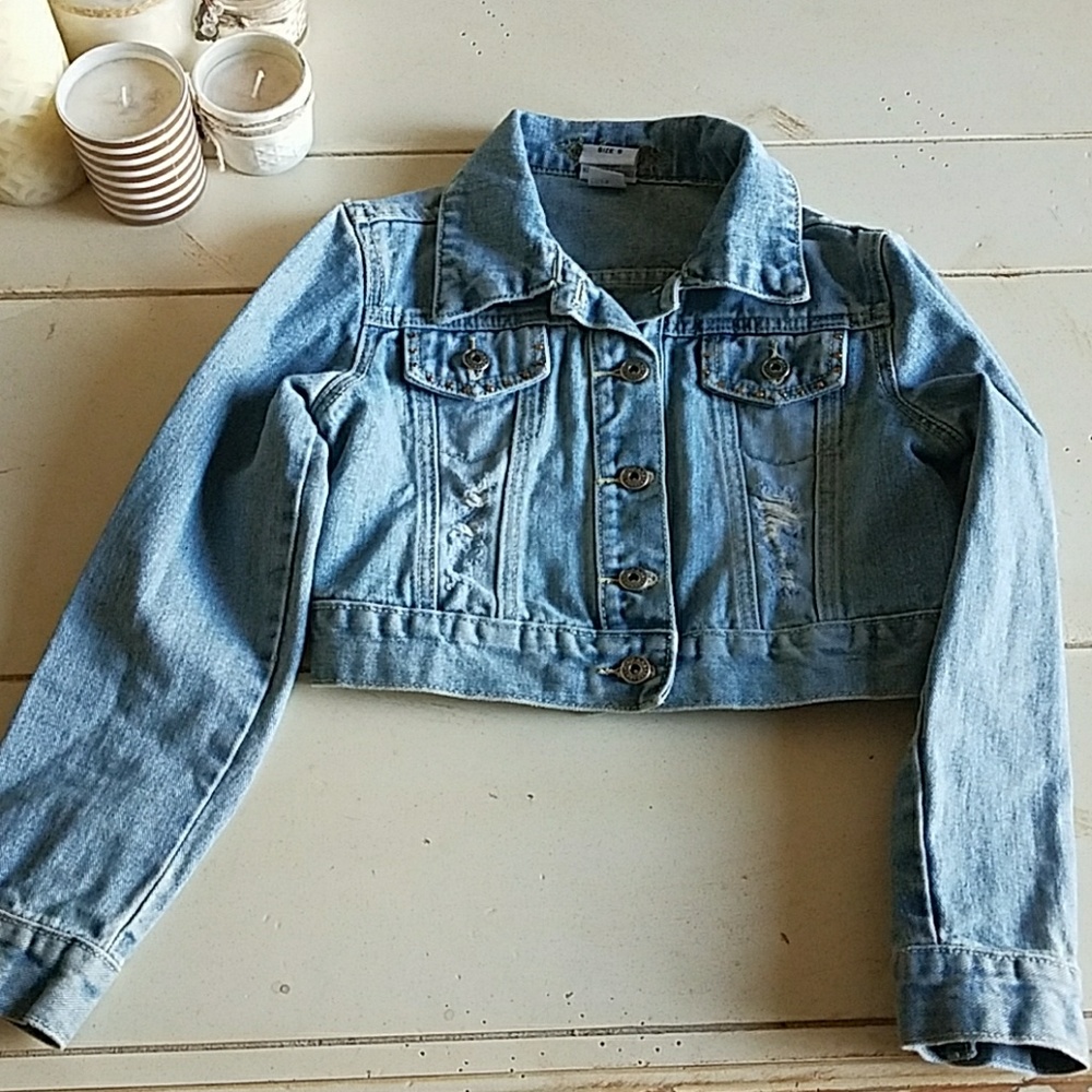 Distressed Jean Jacket